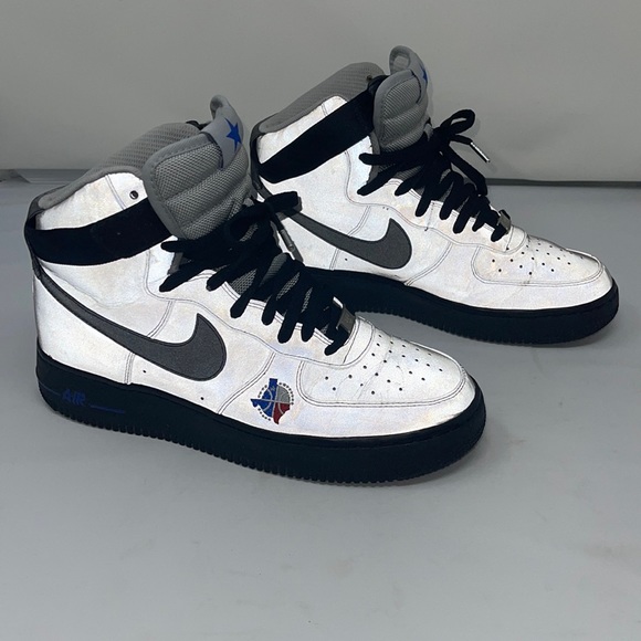 βΉπ½π Super Rare Vintage 2010 Dallas All Star Game Nike Air Force One Sz 9 AF1 - Picture 10 of 14